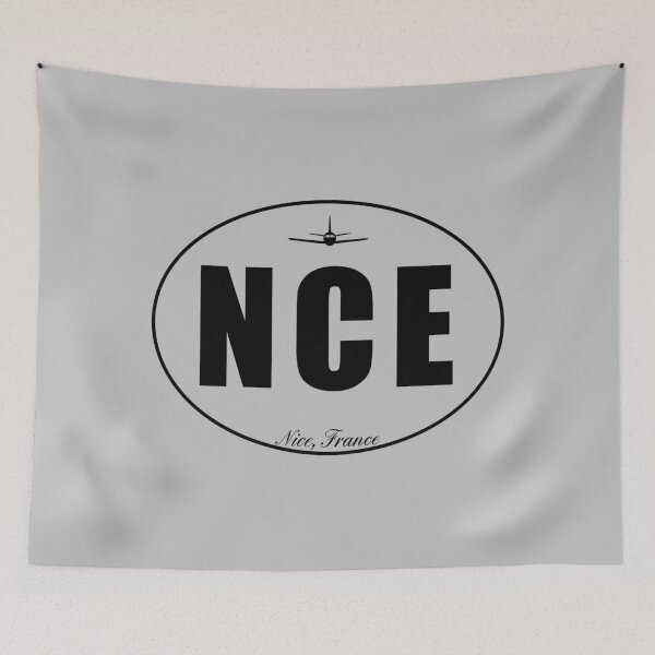 Item preview, NCE Nice France Airport Code designed and sold by Lartheviking.