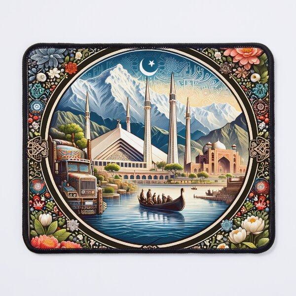 Item preview, Picturesque Pakistan - Stamp designed and sold by StampGPT.