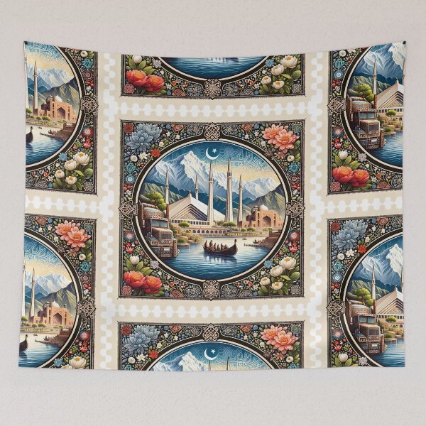 Item preview, Picturesque Pakistan - Stamp designed and sold by StampGPT.