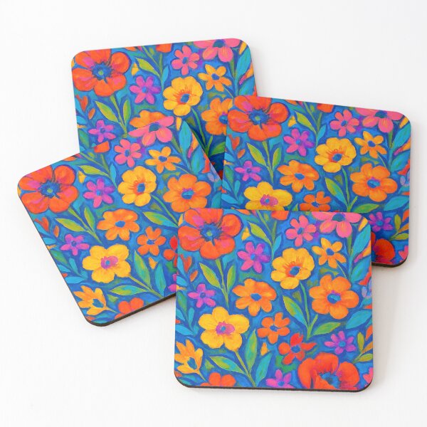 Item preview, Vibrant Flower Pattern Painting designed and sold by alw951.