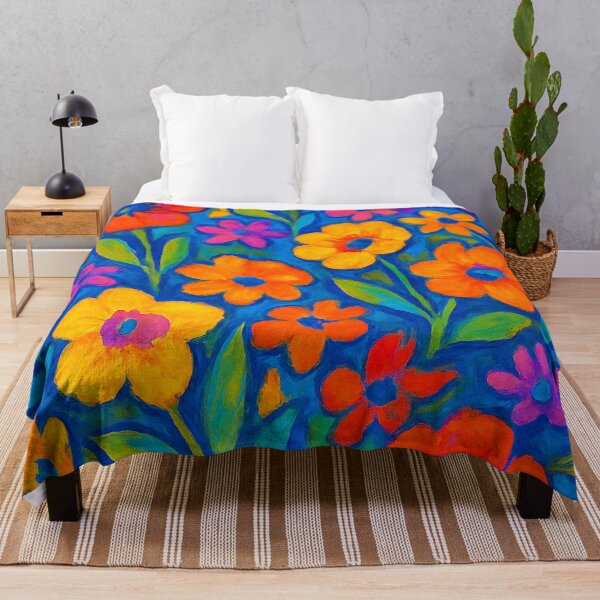 Item preview, Vibrant Flower Pattern Painting designed and sold by alw951.