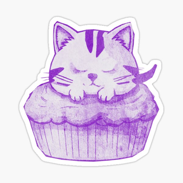 Item preview, Sleeping Cat on Muffin designed and sold by kinpirks.