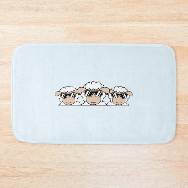 Item preview, 3 Dj Sheep Behind Fence Wall Sunglasses Friends designed and sold by shirt-o-mat.