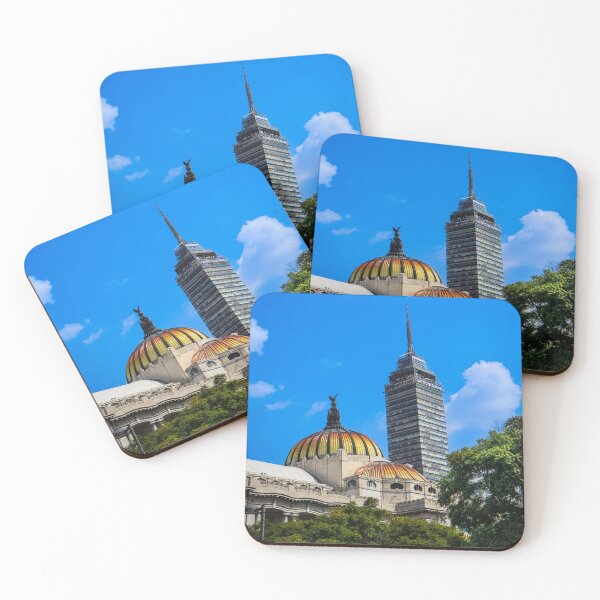 Item preview, Iconos de la Ciudad de México: Palacio de Bellas Artes y Torre Latinoamericana. designed and sold by NosionDesigns.