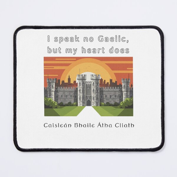 Artikelvorschau, Heart Speaks Gaelic in Dublin entworfen und verkauft von EwaVerse.