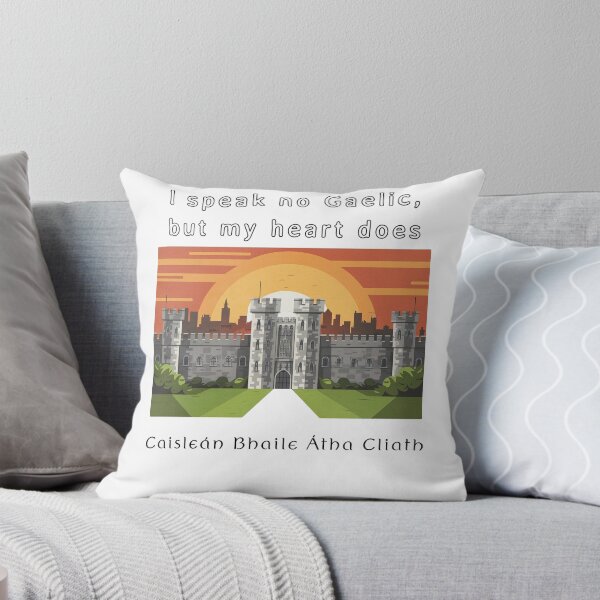 Aperçu de l'œuvre Le cœur parle gaélique à Dublin créée et vendue par EwaVerse.