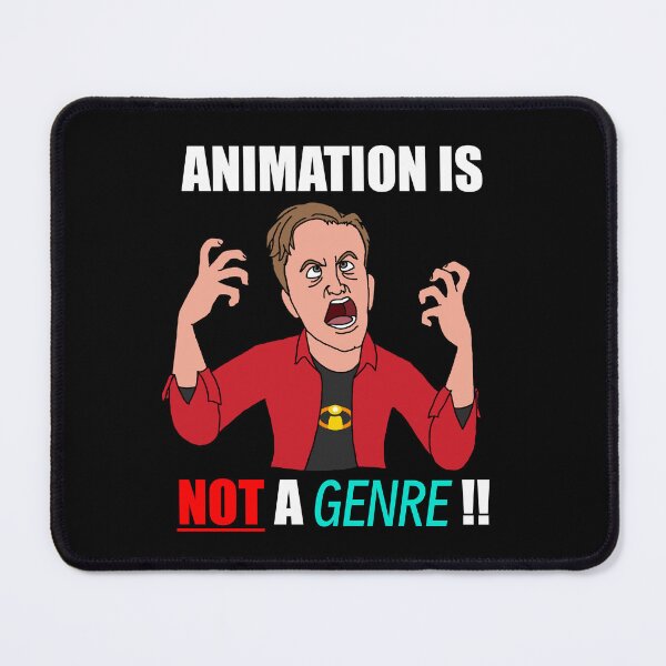 Item preview, Animation is not a genre! (light text) designed and sold by CreationCasket.