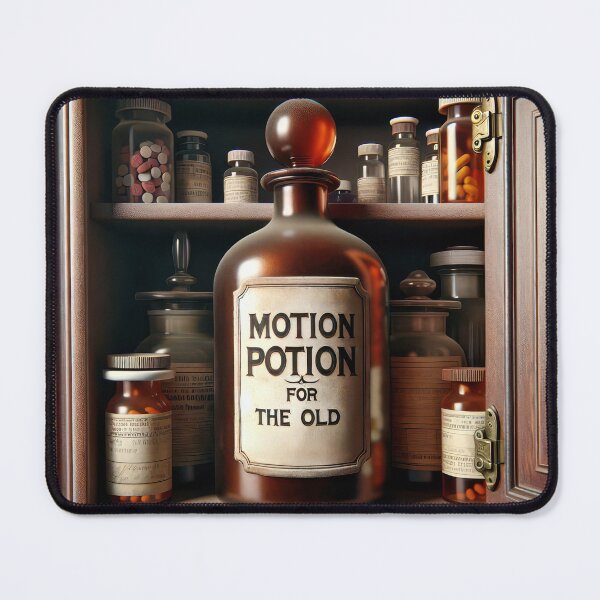 Item preview, Old Potion Bottle In a Medicaine Cabinet designed and sold by Maria Dryfhout.