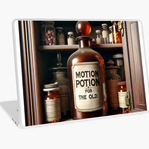 Item preview, Old Potion Bottle In a Medicaine Cabinet designed and sold by Maria Dryfhout.