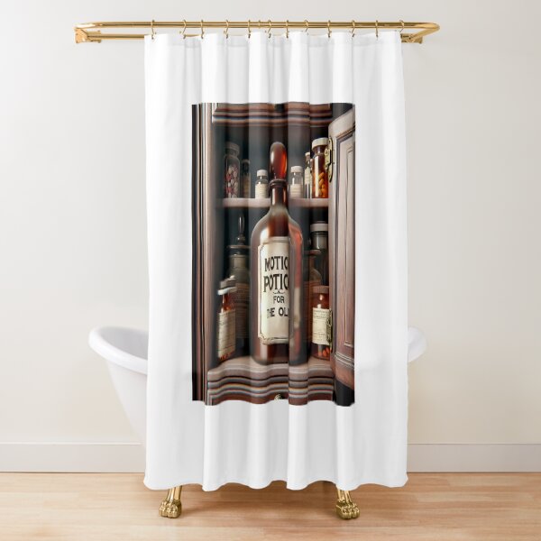 Item preview, Old Potion Bottle In a Medicaine Cabinet designed and sold by Maria Dryfhout.