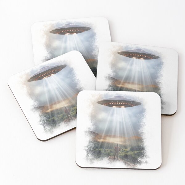 Item preview, U.F.NO! UFO flying saucer attempting to abduct a man designed and sold by 1DCX.