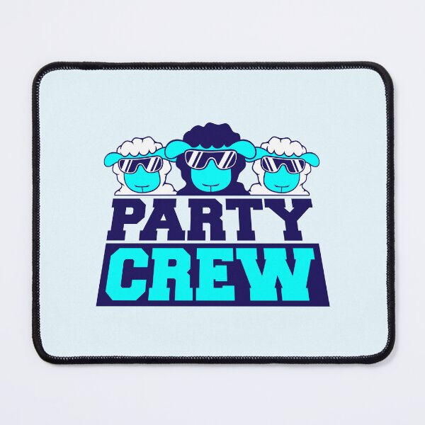 Item preview, 3 Party Crew DJ Sheep Cool Sunglasses Friends Team designed and sold by shirt-o-mat.