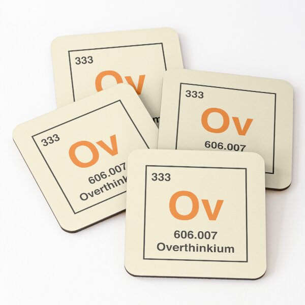 Item preview, Element of Analysis Paralysis Funny Periodic Table Overthinking Humor designed and sold by Stadify.
