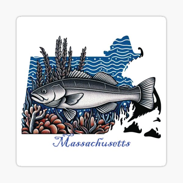 Item preview, Massachusetts: Cod  designed and sold by CornerStone57.