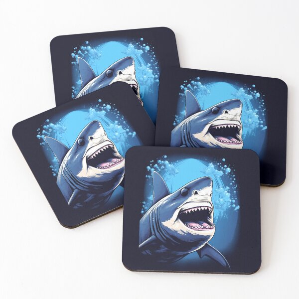 Item preview, Fierce Great White Shark Attack Scene designed and sold by Taans-Creation.