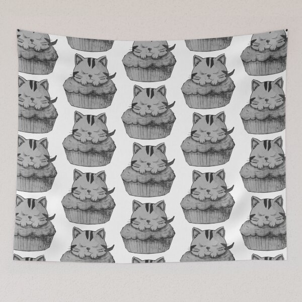 Item preview, Sleeping Cat on Muffin designed and sold by kinpirks.