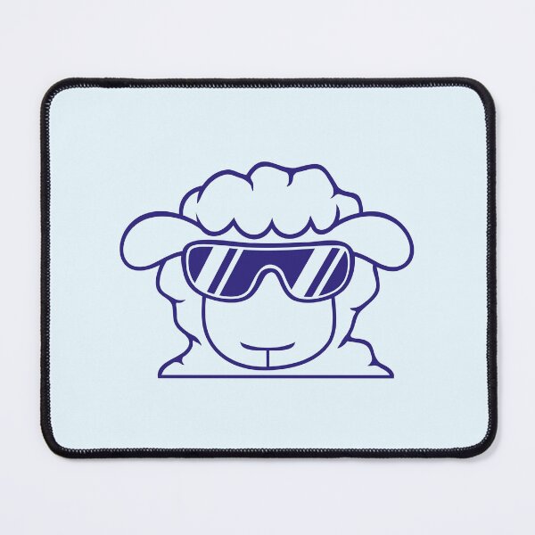 Item preview, Sheep Sunglasses Party Cool Dj Head Face Cute Fun designed and sold by shirt-o-mat.