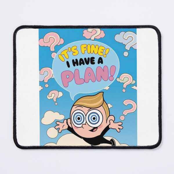 Item preview, Optimistically Delusional – Funny Cute Cartoon Design with Spiraling Eyes & Rainbow Text designed and sold by TheCreativeVLT.