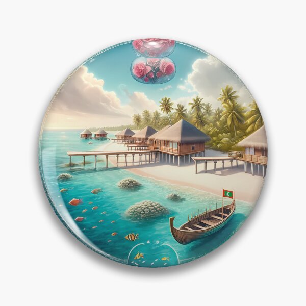 Item preview, Mesmerising Maldives - Stamp designed and sold by StampGPT.