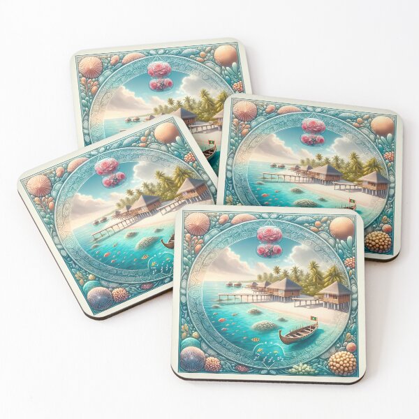 Item preview, Mesmerising Maldives - Stamp designed and sold by StampGPT.