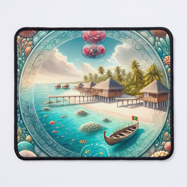 Item preview, Mesmerising Maldives - Stamp designed and sold by StampGPT.