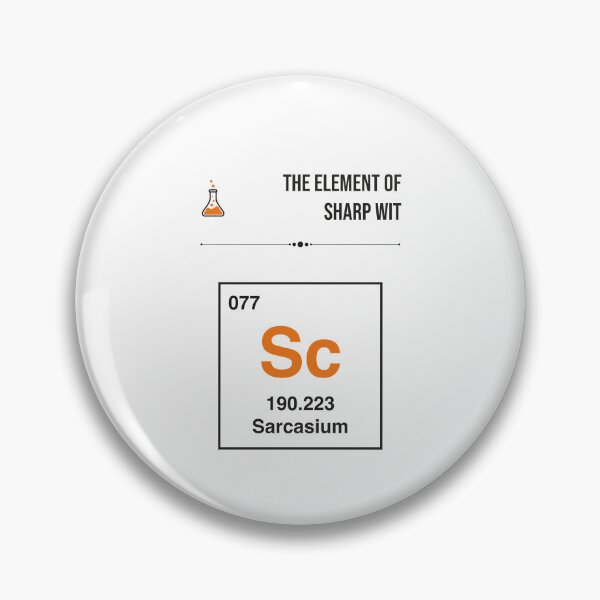Item preview, Element of Sharp Wit Funny Periodic Table Sarcasm Humor designed and sold by Stadify.