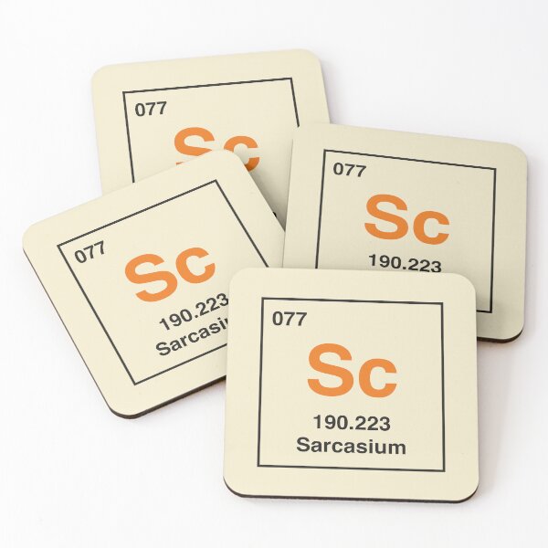 Item preview, Element of Sharp Wit Funny Periodic Table Sarcasm Humor designed and sold by Stadify.