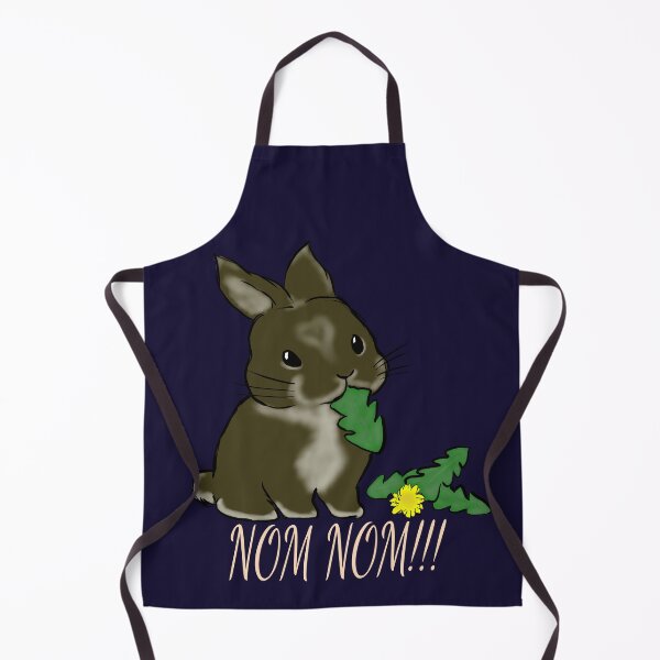 Aperçu de l'œuvre Rex Rabbit mange des pissenlits Nom Nom créée et vendue par LiskoDesign.