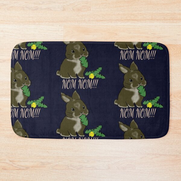 Item preview, Rex Rabbit eats dandelion Nom Nom designed and sold by LiskoDesign.