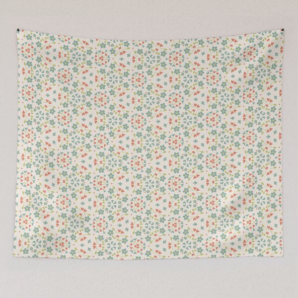 Item preview, pattern floral colorful seamless repeat designed and sold by Abrahamjrnd.