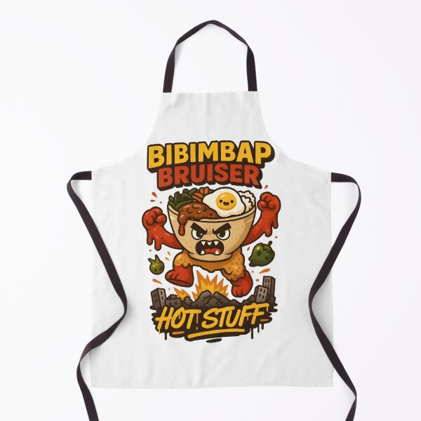 Item preview, Bibimbap Bruiser – Korean Food Kaiju Kawaii T-Shirt designed and sold by Snackwear Apparel.