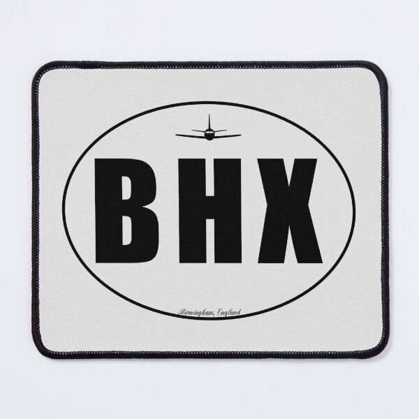 Item preview, BHX Birmingham England Airport Code designed and sold by Lartheviking.
