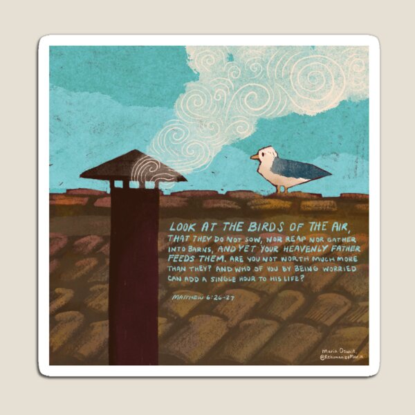 Item preview, His Eye Is On the Seagull designed and sold by Maria Oswalt.
