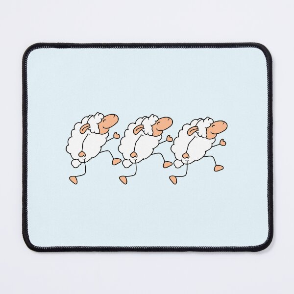 Item preview, Three Sheep Go Happy Proud 3 Friends Team Dance designed and sold by shirt-o-mat.