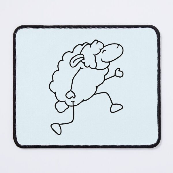 Item preview, Sheep Walking Happy Proud Dancing Walking Walking designed and sold by shirt-o-mat.