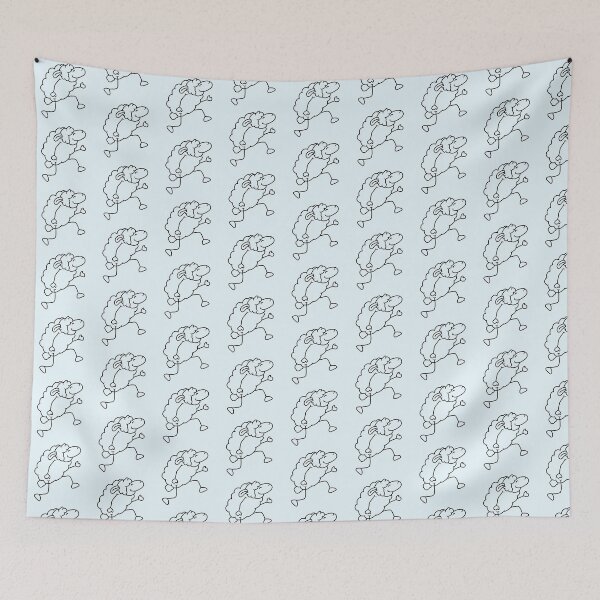 Item preview, Sheep Walking Happy Proud Dancing Walking Walking designed and sold by shirt-o-mat.
