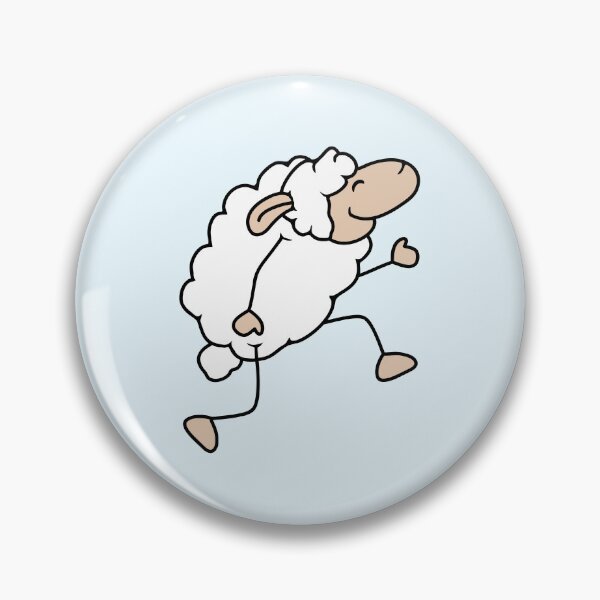 Item preview, Sheep Walking Happy Proud Dancing Walking Walking designed and sold by shirt-o-mat.