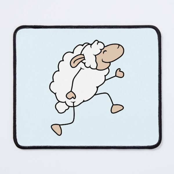 Item preview, Sheep Walking Happy Proud Dancing Walking Walking designed and sold by shirt-o-mat.