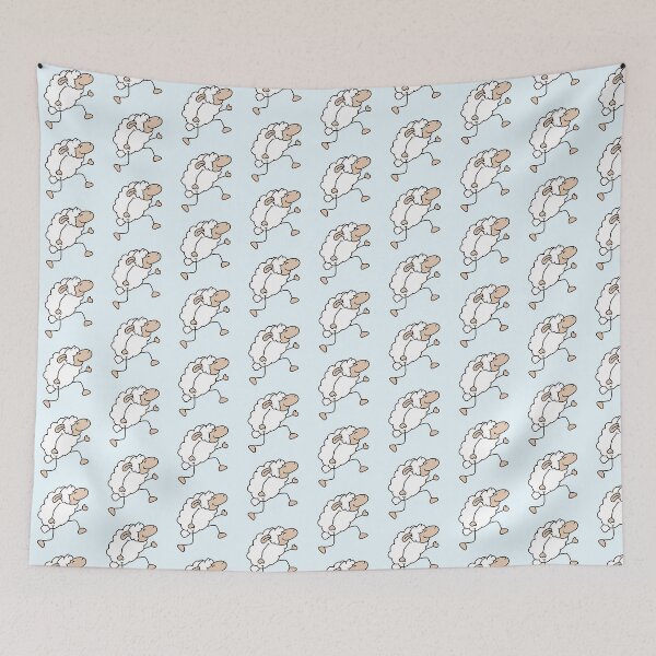 Item preview, Sheep Walking Happy Proud Dancing Walking Walking designed and sold by shirt-o-mat.