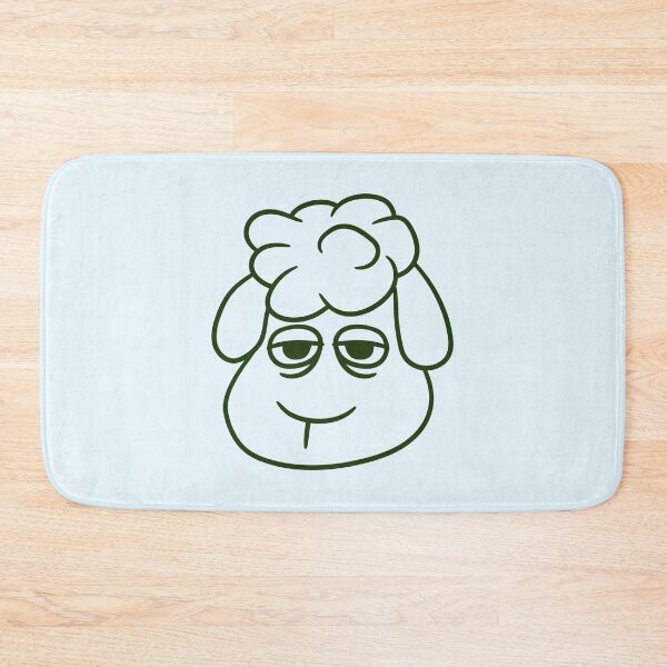 Item preview, Sheep Tired Bored Empty Look Head Face Unhappy Sad designed and sold by shirt-o-mat.