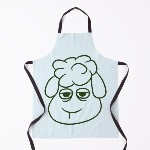 Item preview, Sheep Tired Bored Empty Look Head Face Unhappy Sad designed and sold by shirt-o-mat.