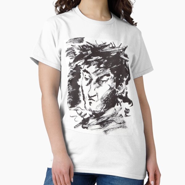 Item preview, Portrait de jeune homme peint à l'encre designed and sold by Anthony J. Powers.