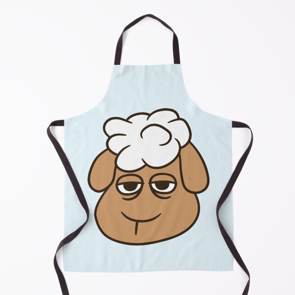 Item preview, Sheep Tired Bored Empty Look Head Face Unhappy Sad designed and sold by shirt-o-mat.