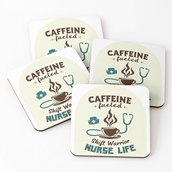 Item preview, Caffeine Fueled Shift Warrior Nurse Life T-Shirt | designed and sold by VibeVault12.