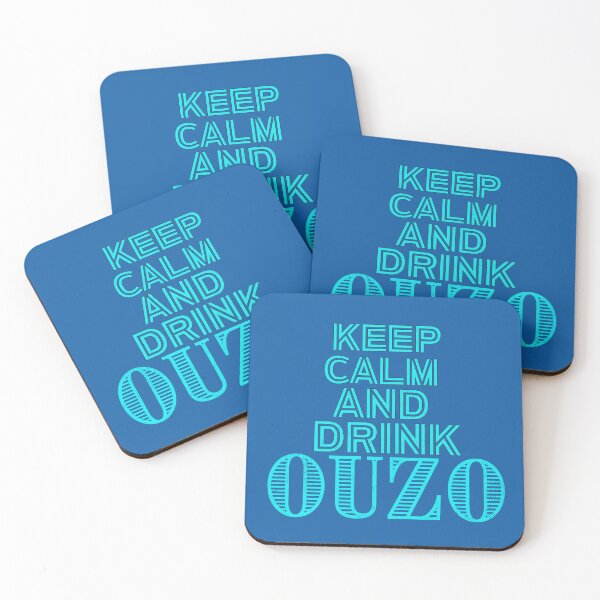 Item preview, Keep Calm and Drink Ouzo  designed and sold by Olive&Om.