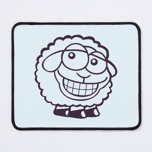 Item preview, Sheep Grin Looks Stupid Cheeky Smile Happy Funny designed and sold by shirt-o-mat.