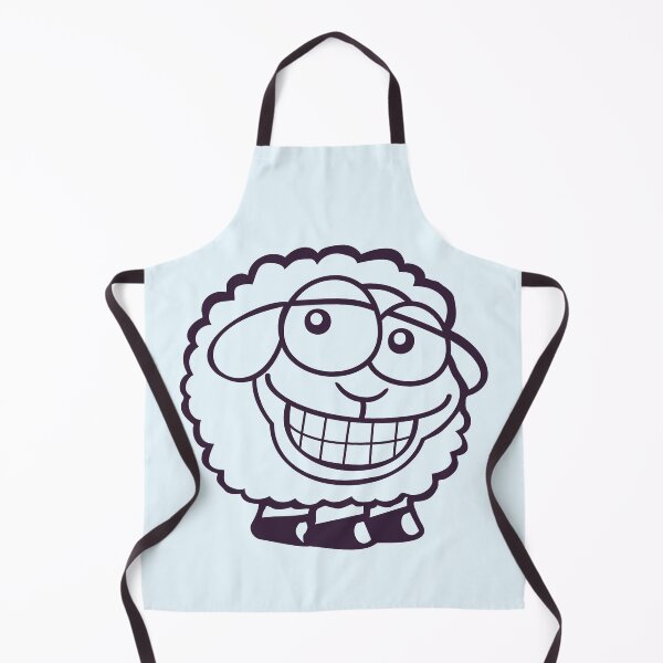 Item preview, Sheep Grin Looks Stupid Cheeky Smile Happy Funny designed and sold by shirt-o-mat.