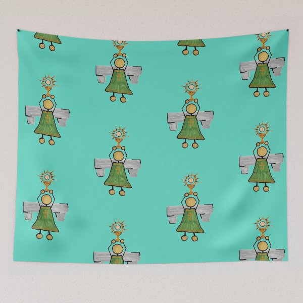 Item preview, Offering (Aqua) designed and sold by Snowroseblossom.