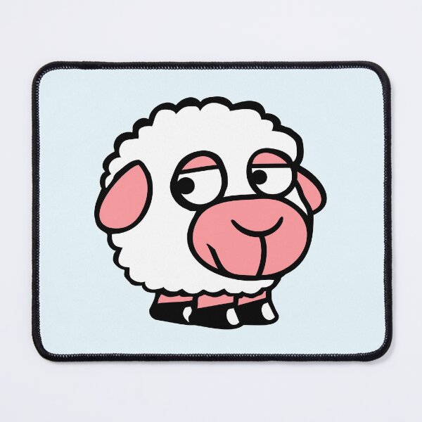Item preview, Sheep Sad Shy Introverted Unhappy Look Sideways designed and sold by shirt-o-mat.