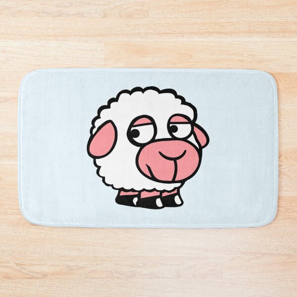 Item preview, Sheep Sad Shy Introverted Unhappy Look Sideways designed and sold by shirt-o-mat.